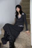 ST Unbalanced Geek Chic Long Skirt