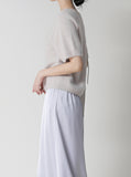 Mary Whole Garment Boatneck Knit