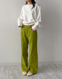 [Unisex] Trio Cotton Wide Pants