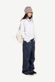 Slim Crop Waffle Long Sleeve