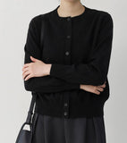 Aver Layered Cardigan Knit