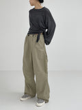 Linen Slit See-Through Overfit T-Shirt