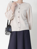 [Premium] Fidget Whole Garment Cashmere Cardigan