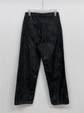 [non-fade/unisex] Rainy Semi Wide Denim Pants
