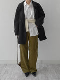 [Unisex] Solid Cotton Overfit Shirt