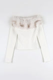 Mongol Lina Fur Off-Shoulder