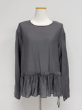 Rose Frill Loose Fit Blouse