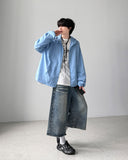 Lopian Cat Bermuda Denim