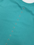 Eyelet Over Fit Short Sleeve T-shirt
