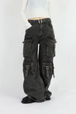 Fuse pocket black denim