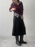 Jude Pintuck A-Line Midi Skirt