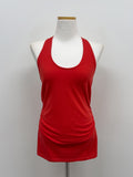 Shirred Halter Neck Long Sleeveless