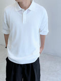 SS Punching Collar Knit