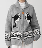 [Premium] Delphino Knit Zip-up