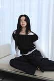 More off-shoulder blouse