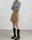 Fine wool turtleneck T-shirt