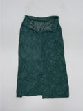 Jacquard flower long skirt
