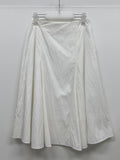 Zico Nylon Pintuck Midi Skirt