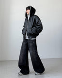 Smash Crack Wide Denim