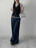 Fiona See-through Round Neck Blouse