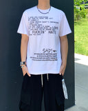 SAD Lettering Short Sleeve Tee