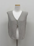 Boucle Two Button Overfit Vest