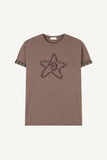 Check Star Applique T-shirt