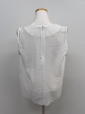 [Scarf SET] Sica V-Neck Sleeveless Blouse