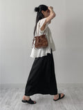 Prin Unbalanced Flare Blouse