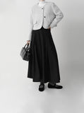 Loki Semi Banding Flared Long Skirt