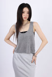 Sharon String Sleeveless Set Top