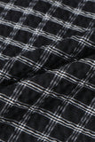 Gingham Check Banding Bermuda Pants
