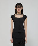 Lace Sleeve Top