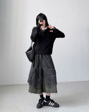 Camo Layered Bermuda Pants