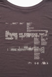 Gaussian off-shoulder tee