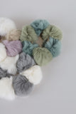 Mix fur hair tie