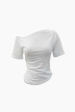 Moen Unbalanced Shirring T-shirt