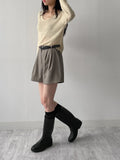 Tail Sheep V-Neck Loose Fit Knit
