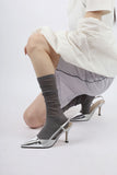 enamel stiletto heels