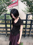 ZIP SLIT BLOUSE