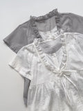 Kelly Layered Short Sleeve Blouse
