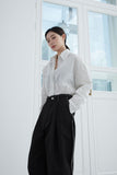 cut out black pants