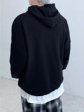 Sweat Boxy String Hoodie