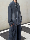 Gradation Washed Denim Shirt