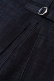 Cinch-back Wide Denim