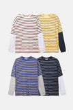 Days stripe layered t-shirt