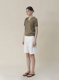 [Premium] Whole Garment Cariha V-neck Short Sleeve Knitwear