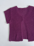 Bintz Two-Button Short Sleeve Knit Vest