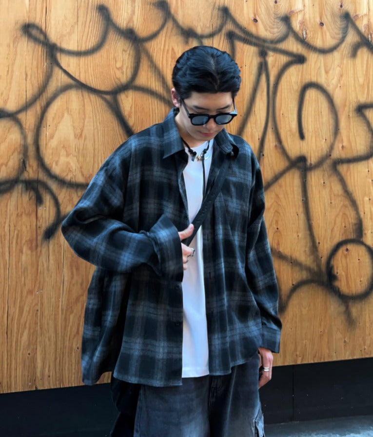 【KOOLOSET】Rockle Pigment Check Shirt KOOLOSET (クロゼット) - ビンテージピグメントチェックシャツ