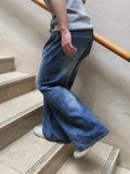 Ness Washed Flare Denim Pants